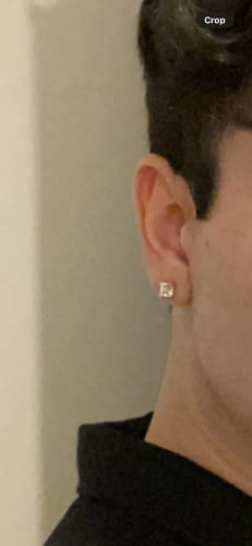 Customer photo review of Leon Studs (Gold)