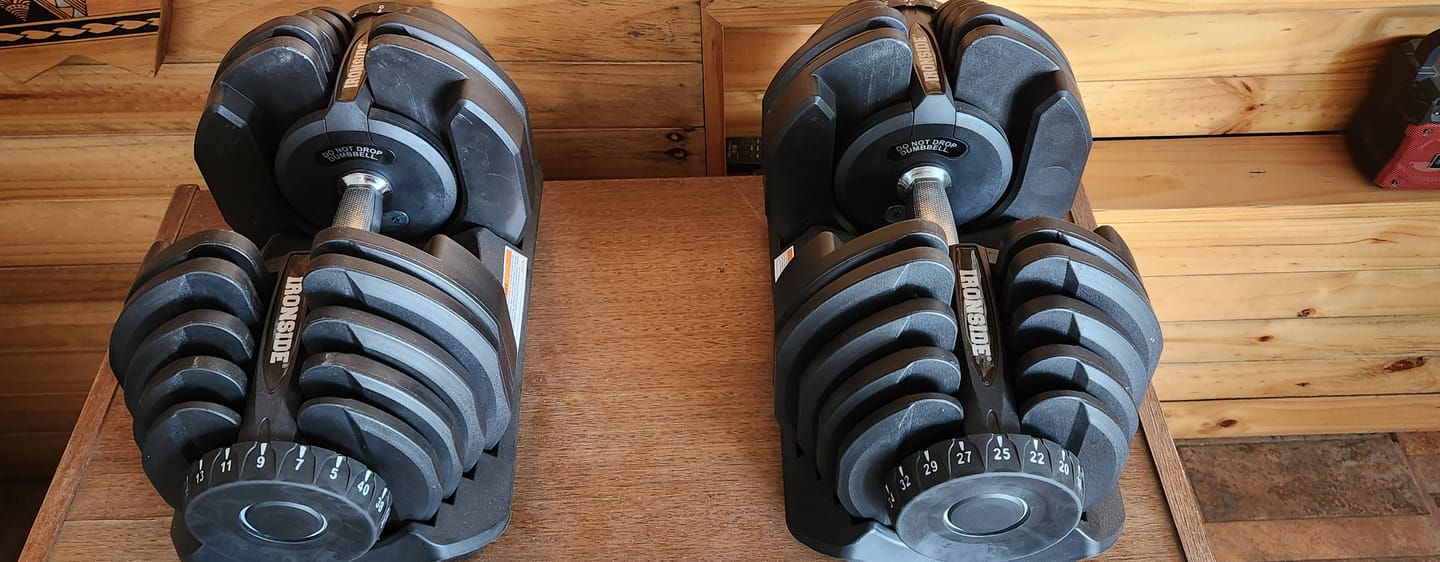 Customer photo review of Mancuerna Ajustable 40 kg IRONSIDE