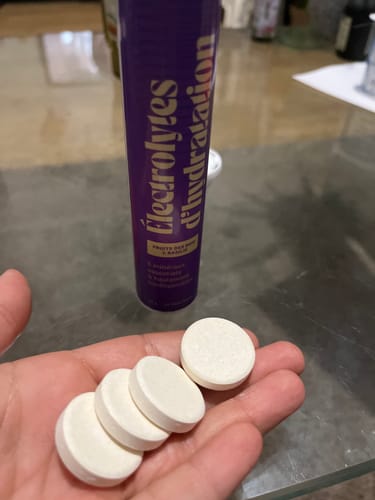 Customer photo review of Électrolytes d’hydratation