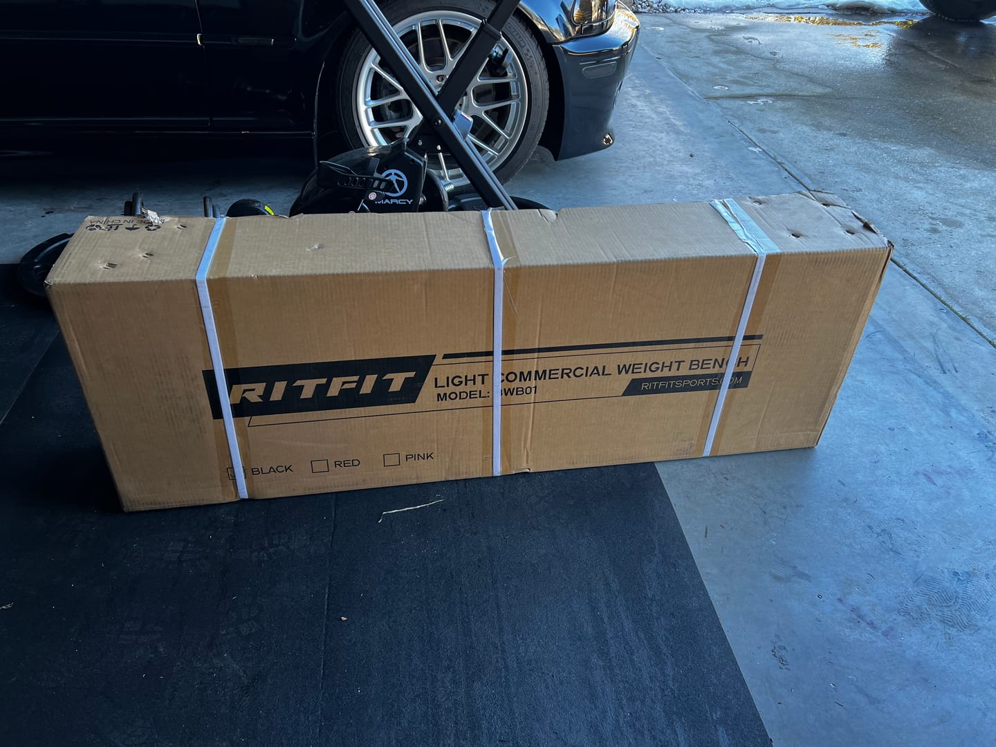 Customer photo review of RitFit 1300LB Adjustable Weight Bench BWB01