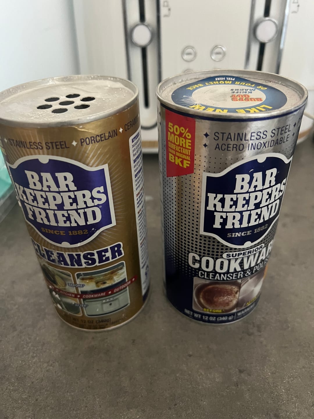 Customer photo review of Bar Keepers Friend Soft Cleanser 369g
