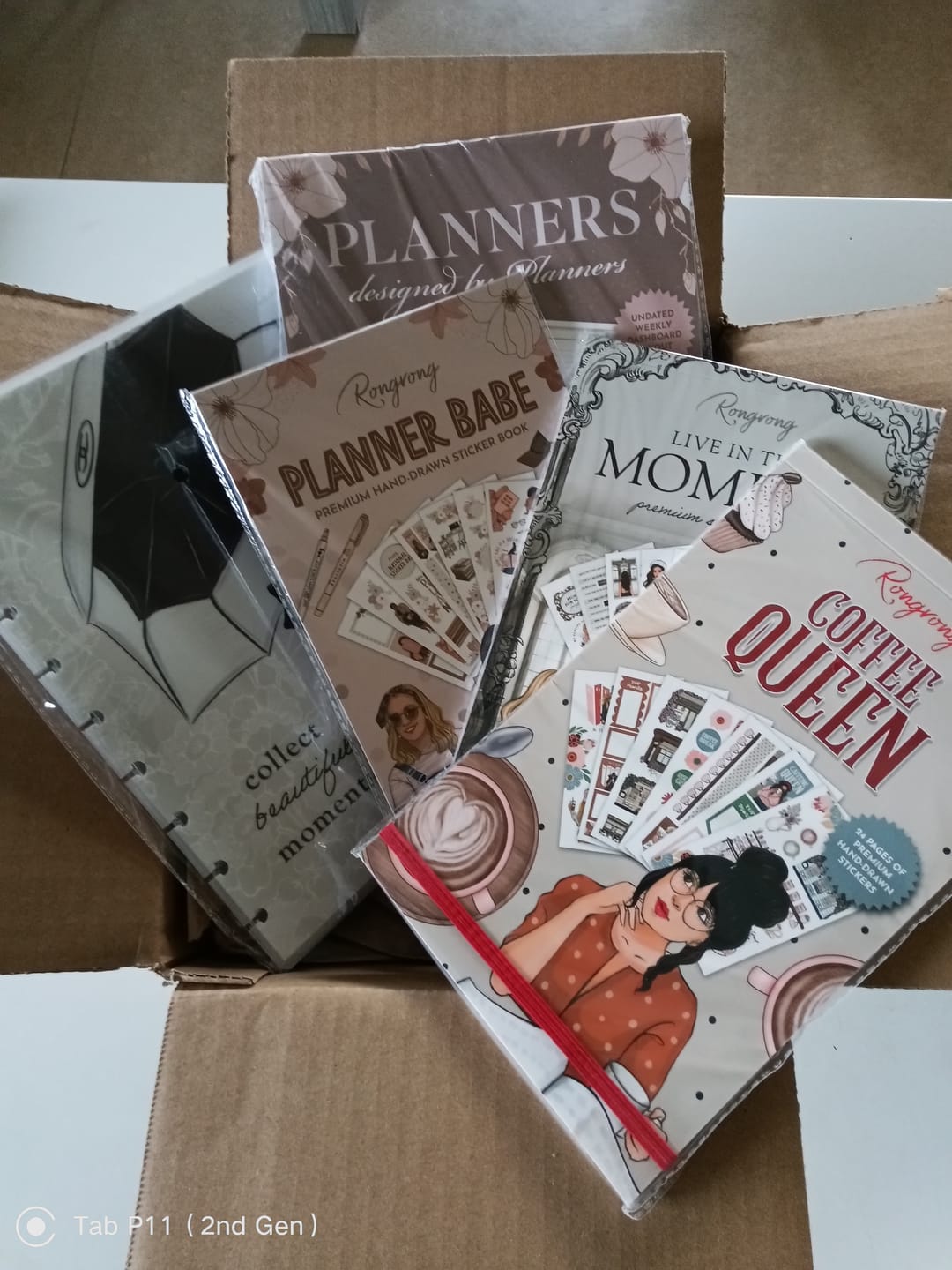 Customer photo review of Planner Babe Sticker Book