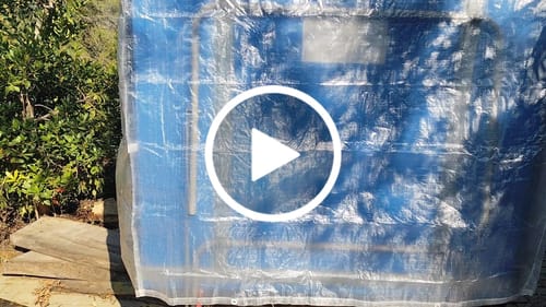 Customer video review of כיסוי לשולחן טנ"ש VO2