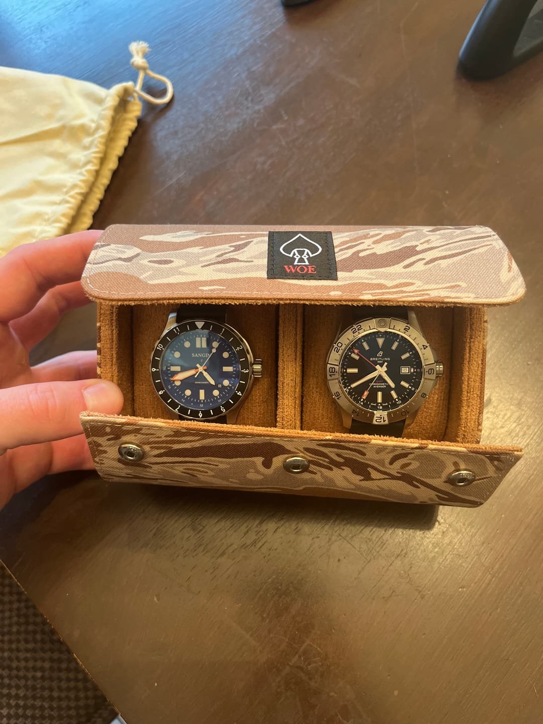 Customer photo review of Watch Tube - Desert Tiger Stripe -NEW