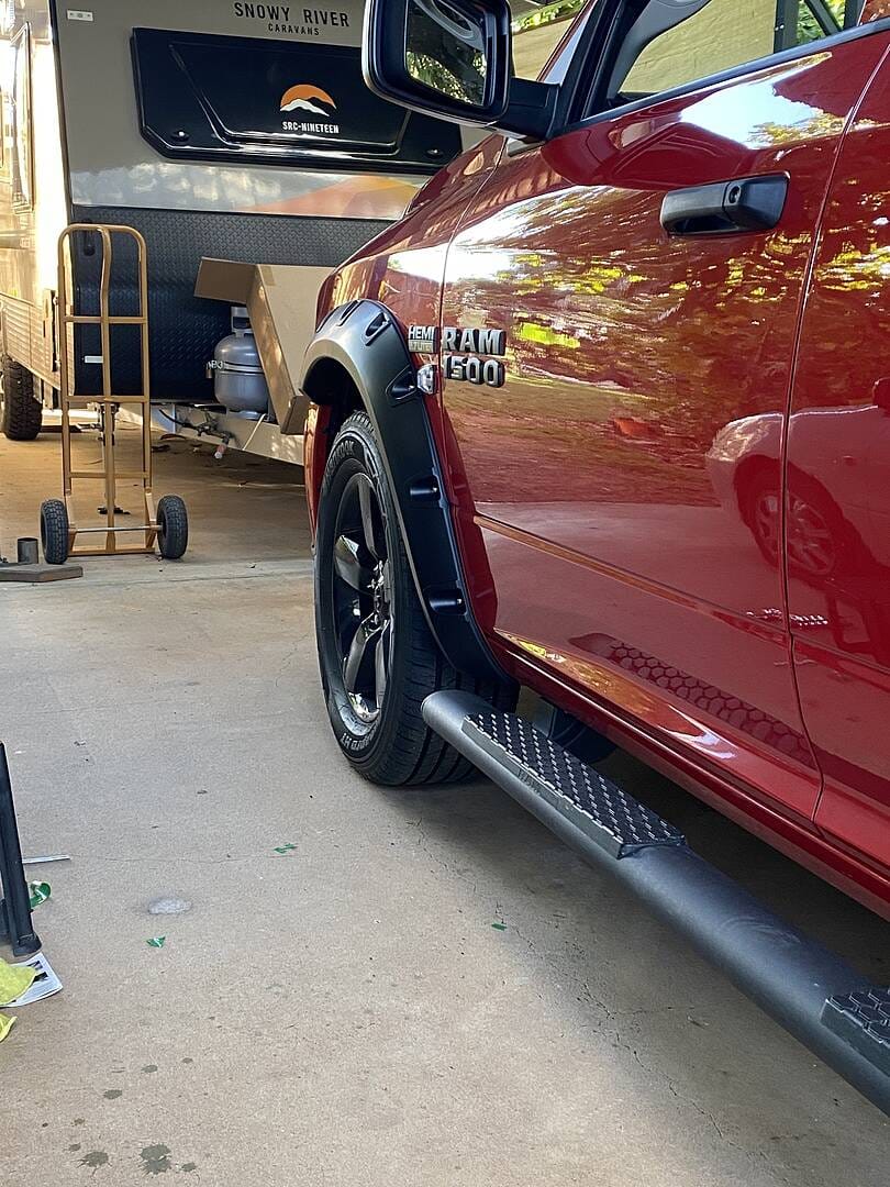 Customer photo review of Textured Fender Flares For Dodge RAM 1500 DS Classic 2009-2023