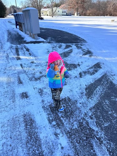 Customer photo review of 12 oz Bonnie Kid's Water Bottle