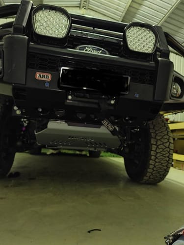 Customer photo review of 6mm Aluminium Bash Skid Plates Kit For FORD RANGER 2012-mid 2022 (6pcs)