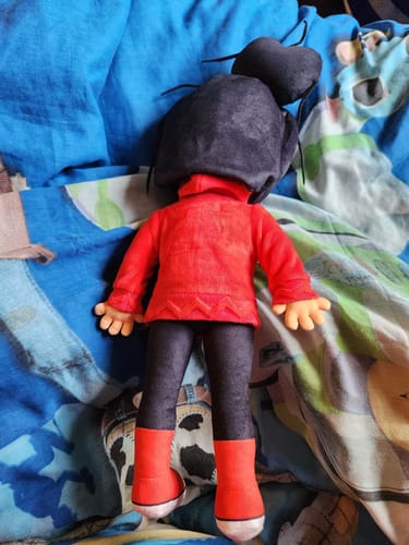 Customer photo review of Turn Kid's Drawings into Plushies