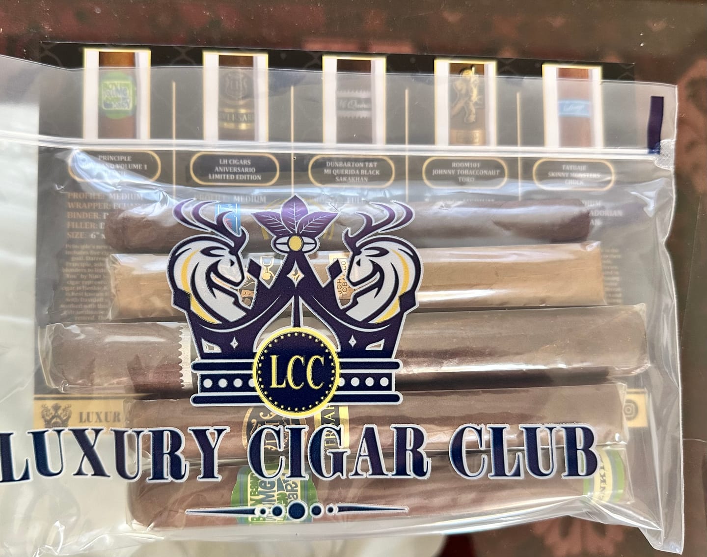 Customer photo review of Platinum Subscription Luxury Cigars Monthly