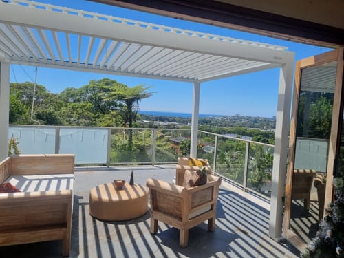 Customer photo review of Atlantic Manual Freestanding Louvre Roof