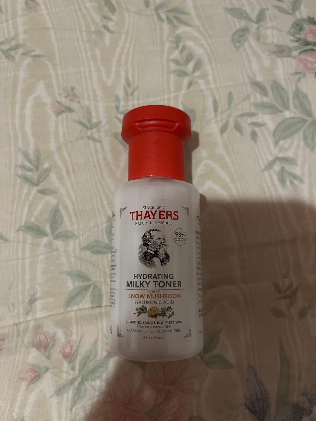 Customer photo review of Milky Hydrating Face Toner with Snow Mushroom and Hyaluronic Acid