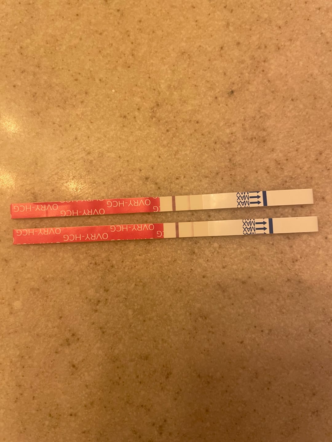 Customer photo review of Pregnancy Test Strips (Ultra-Sensitive)