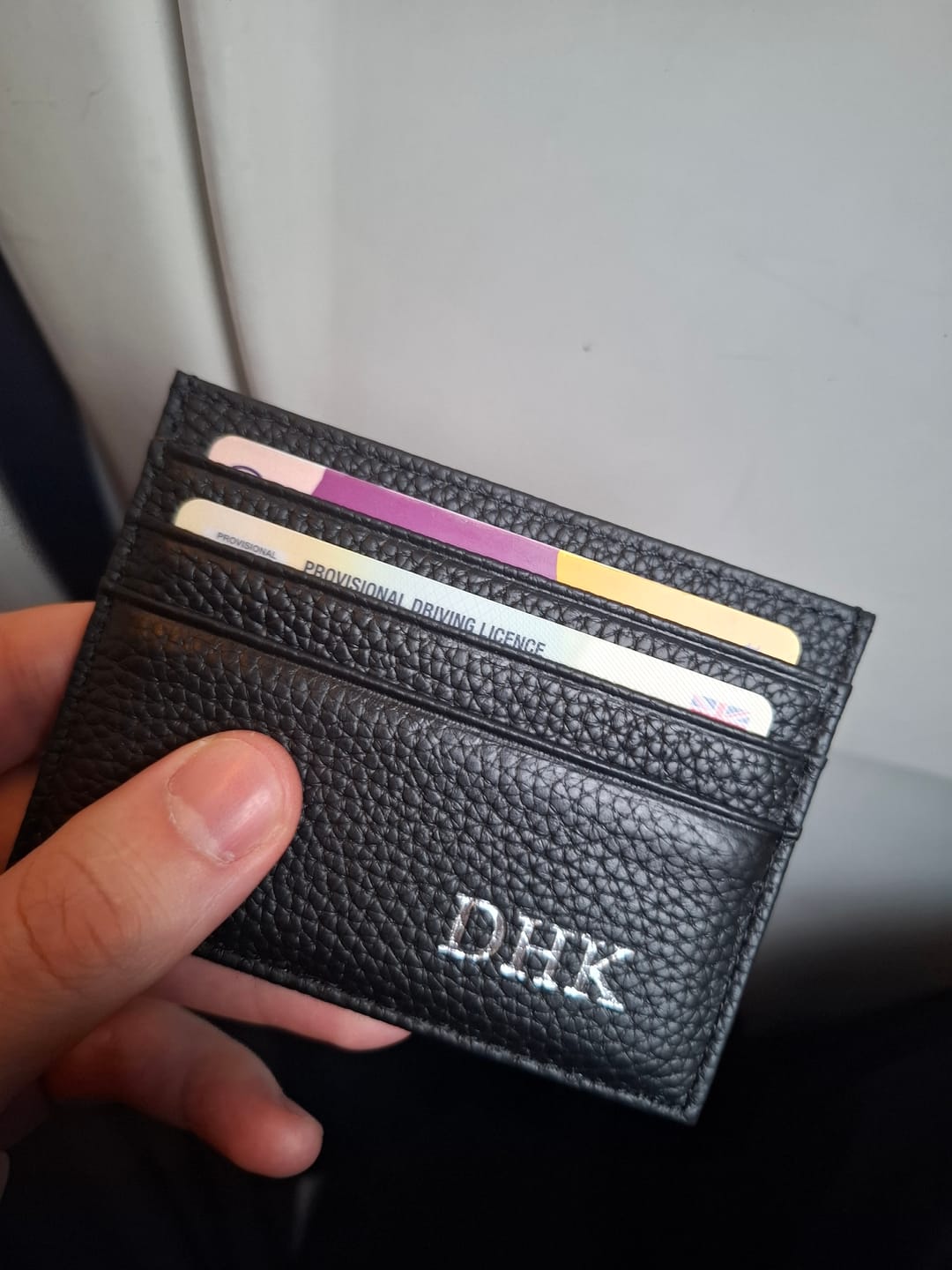 Customer photo review of Leather Card Holder