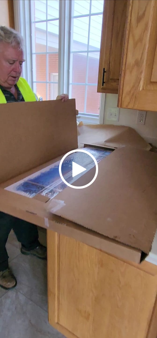 Customer video review of Custom House Portrait