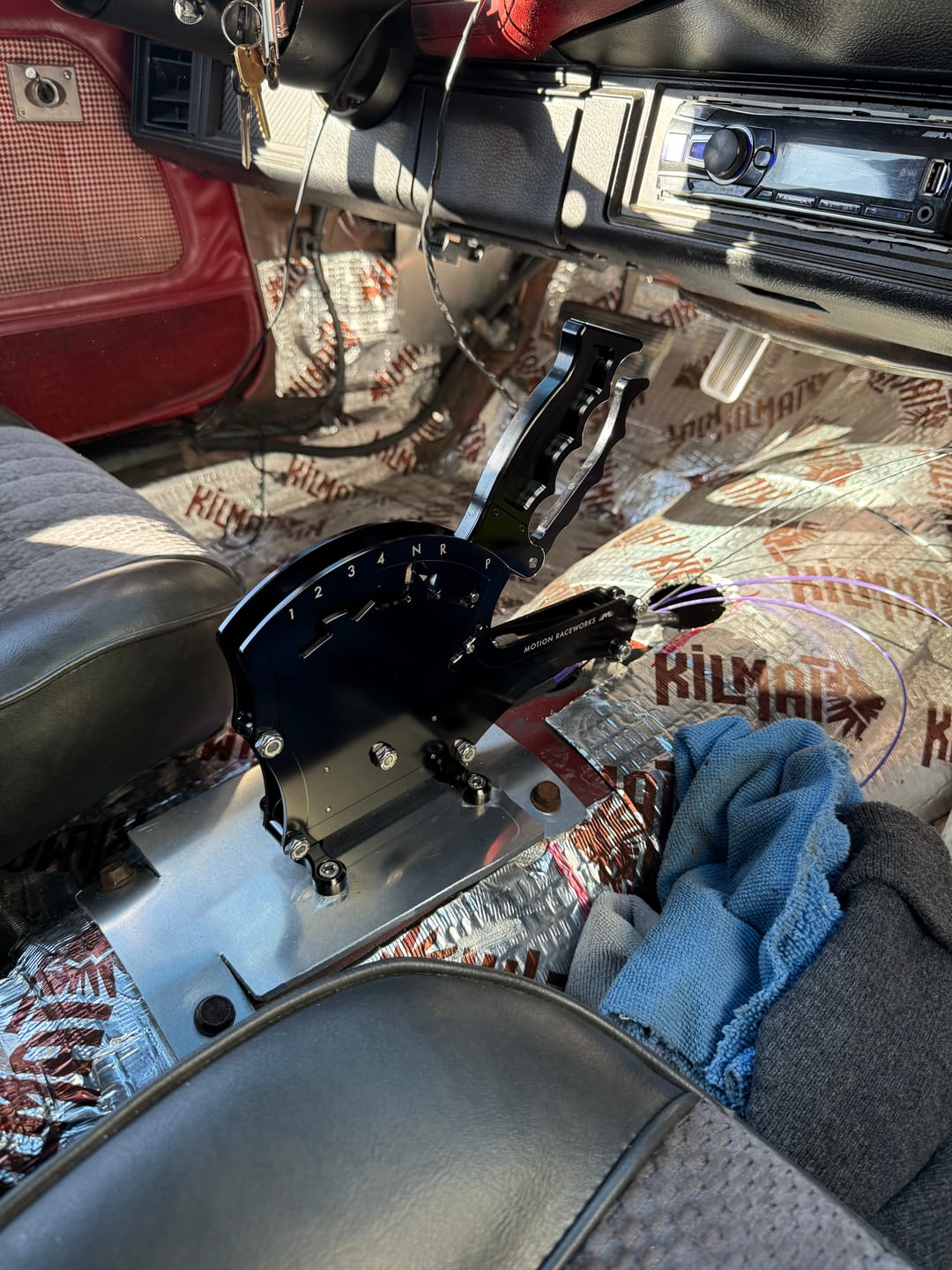 Customer photo review of 4L80E 4 Speed Standard Pattern Operator Series Billet Shifter Front Exit