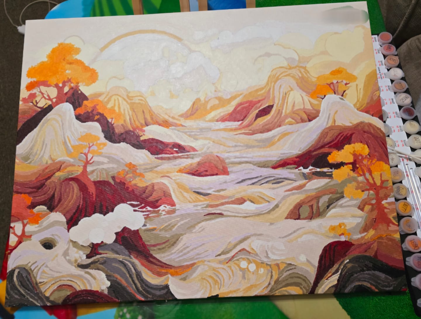 Customer photo review of Abstract Mountain Harmony