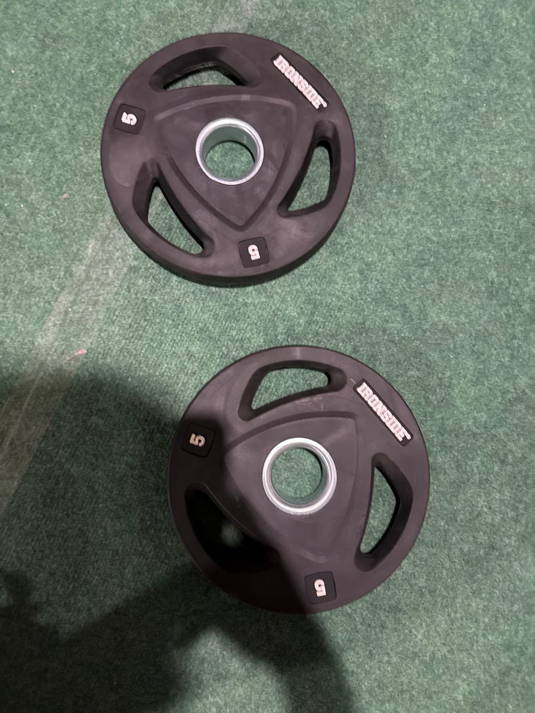 Customer photo review of Discos de 3 Agarres IRONSIDE (2.5 a 20 kg)