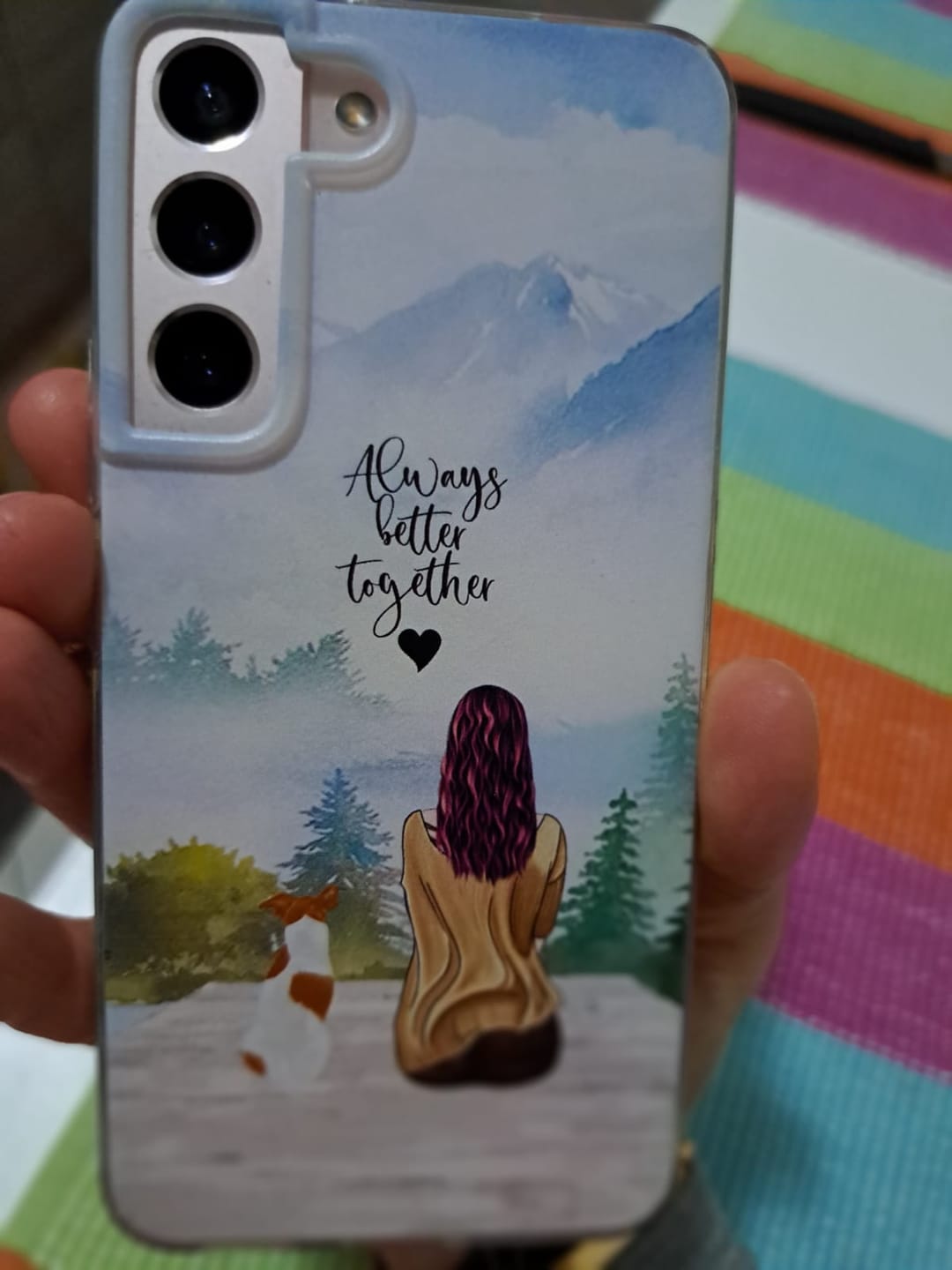 Customer photo review of Insieme al mio animale domestico – Custodia per il telefono personalizzata