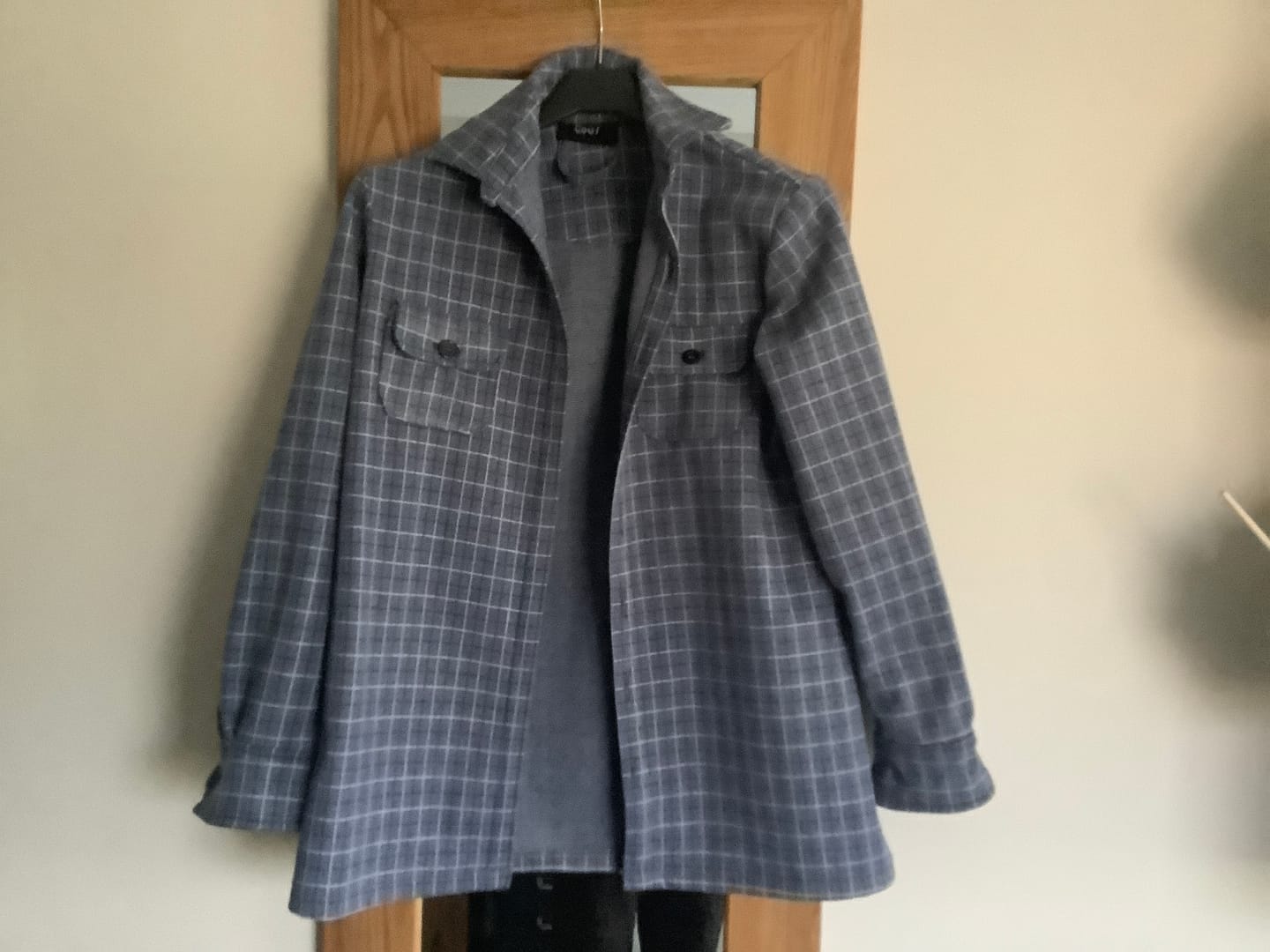 Customer photo review of Checkered Soft Wool Touch Fabric