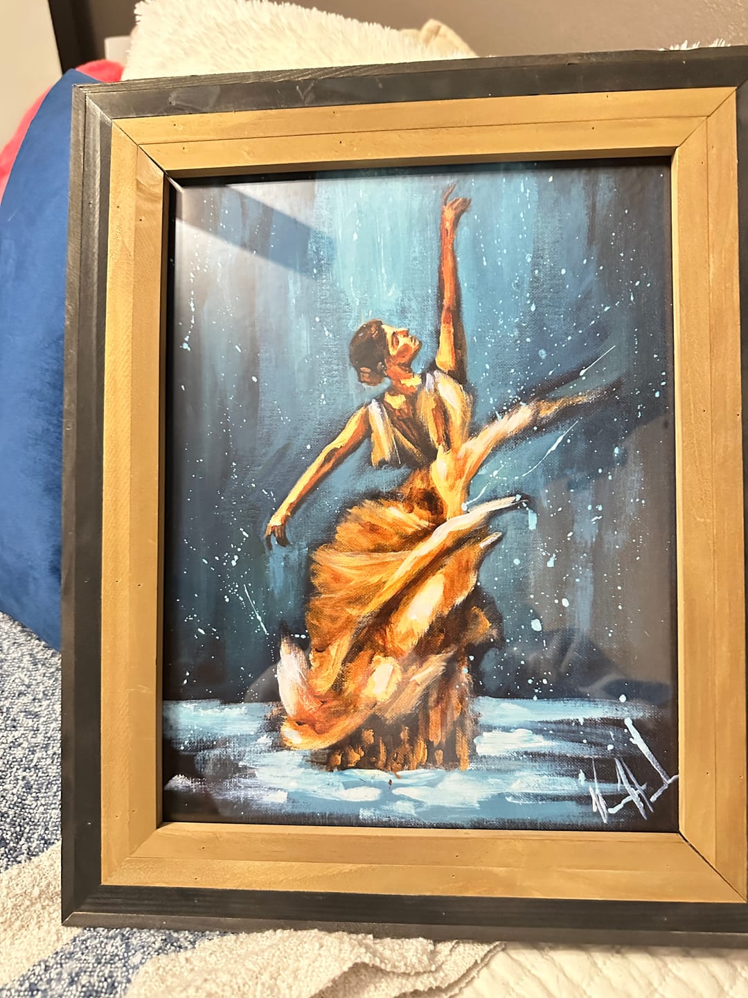 Customer photo review of I’ll Praise You Through the Storm (Gold Dress Edition)