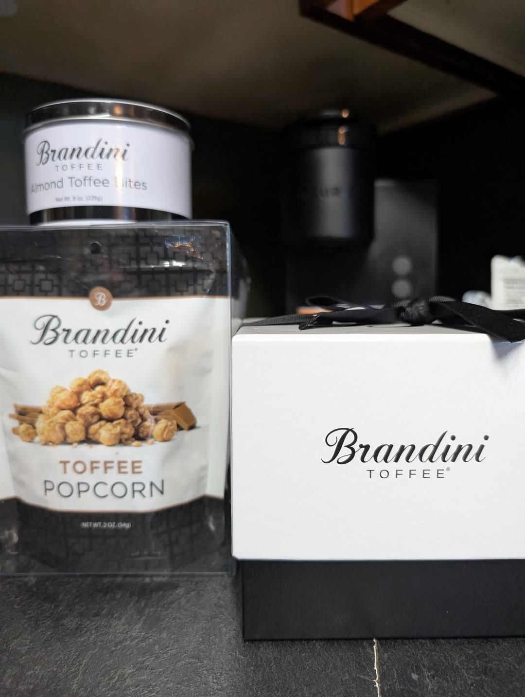 Customer photo review of 6- Pack 2oz Toffee Popcorn
