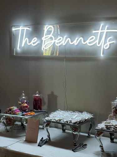 Customer photo review of Custom Neon Signs