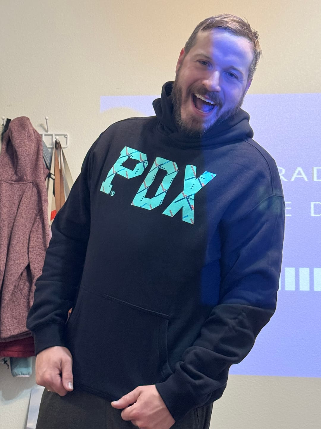 Customer photo review of Sueded PDX Carpet Hoodie