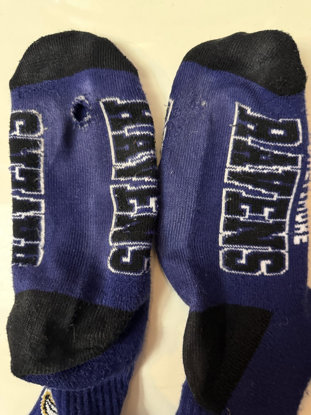 Customer photo review of Baltimore Ravens - 4 Stripe Deuce