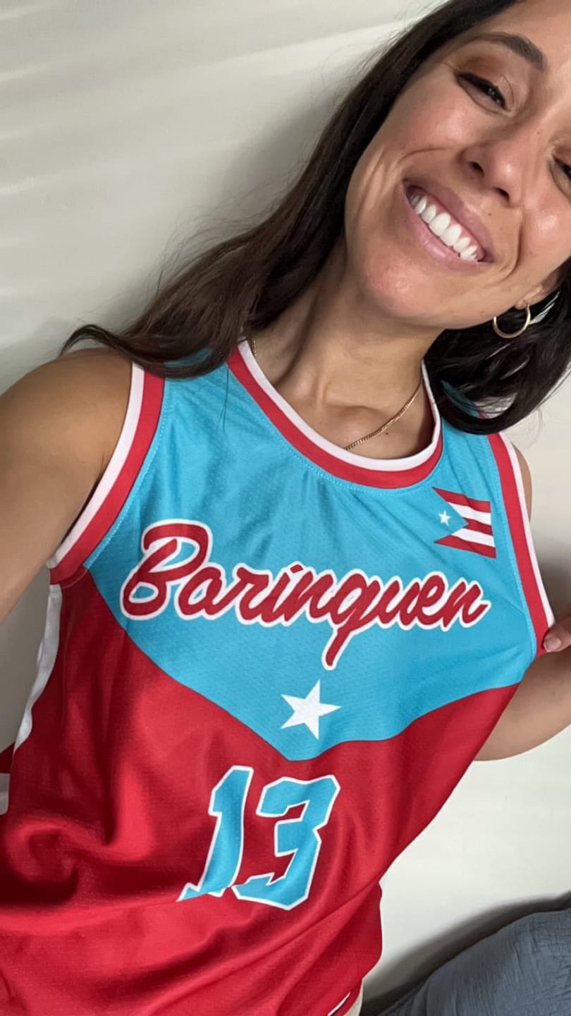 Customer photo review of Puerto Rico Custom Basketball Jersey