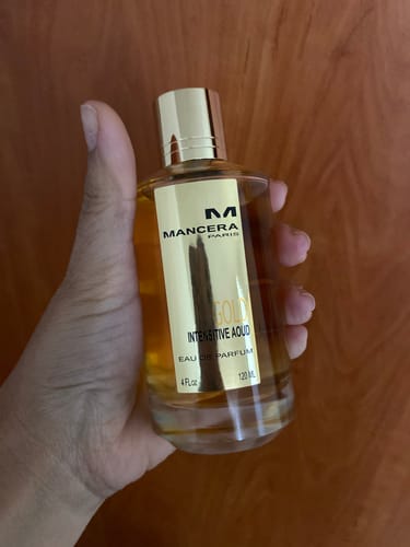 Reseña con foto de un cliente sobre Perfume para Mujer MANCERA PARIS GOLD INTENSITIVE AOUD 120ml EDP