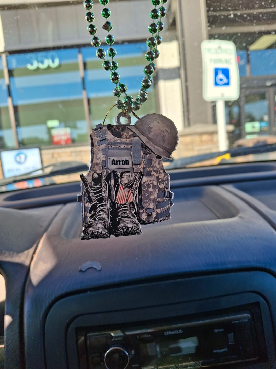 Customer photo review of Military Uniform - Boots & Hat - Personalized Flat Acrylic Ornament