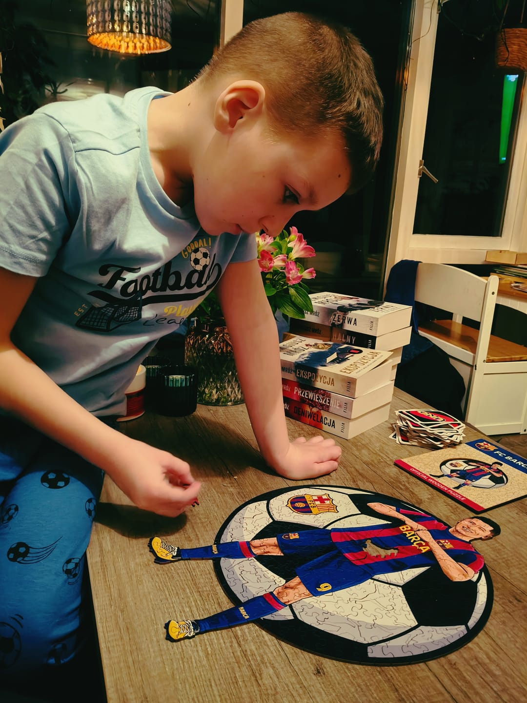 Customer photo review of Robert Lewandowski - Wooden Puzzle