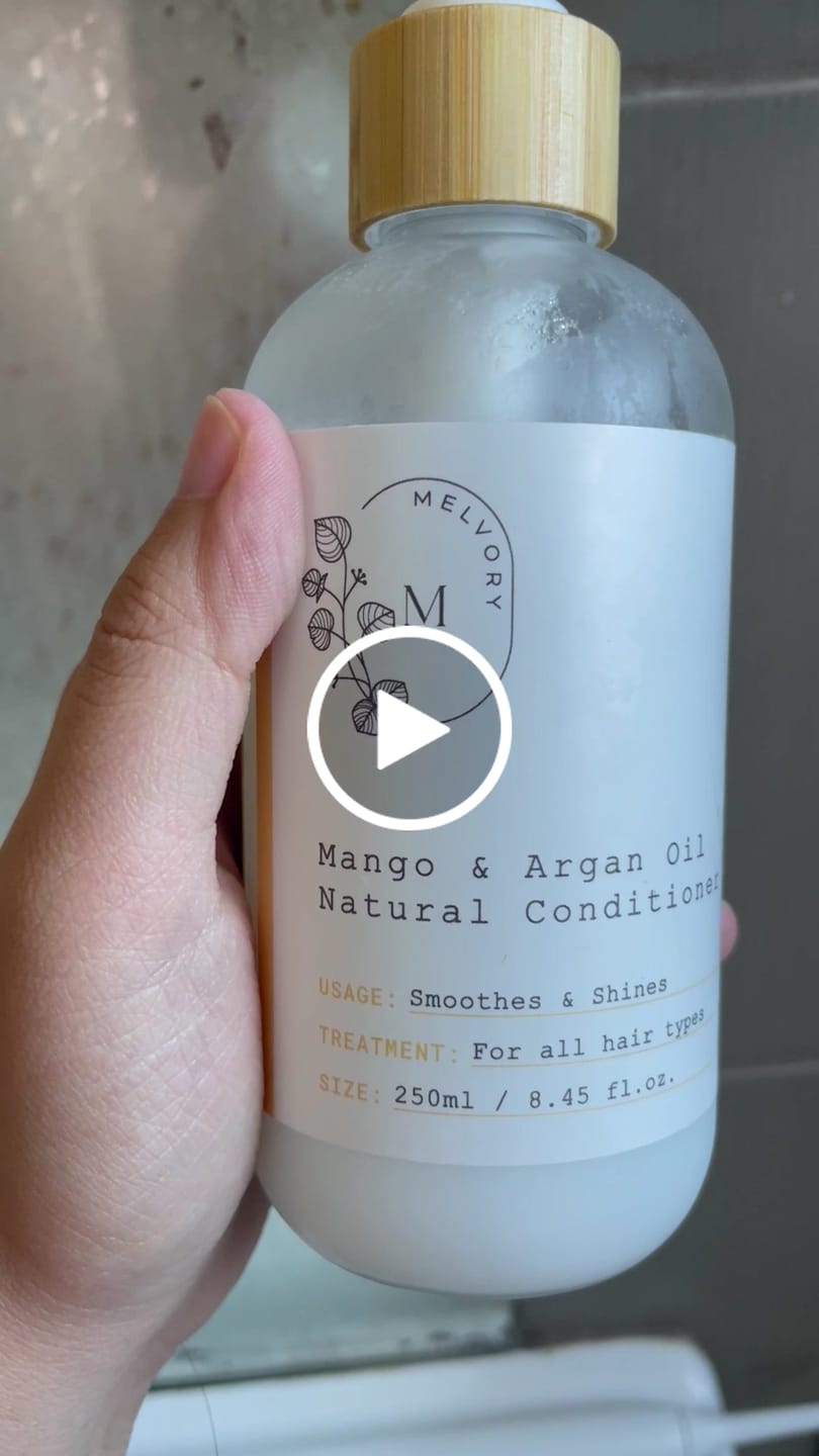 Customer video review of Mango & Argan Oil Natural Conditioner