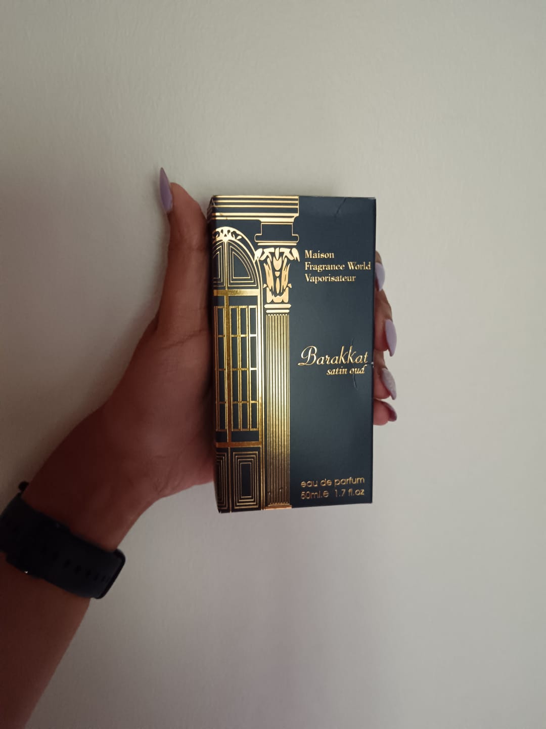 Customer photo review of Barakkat satin Oud 50ml