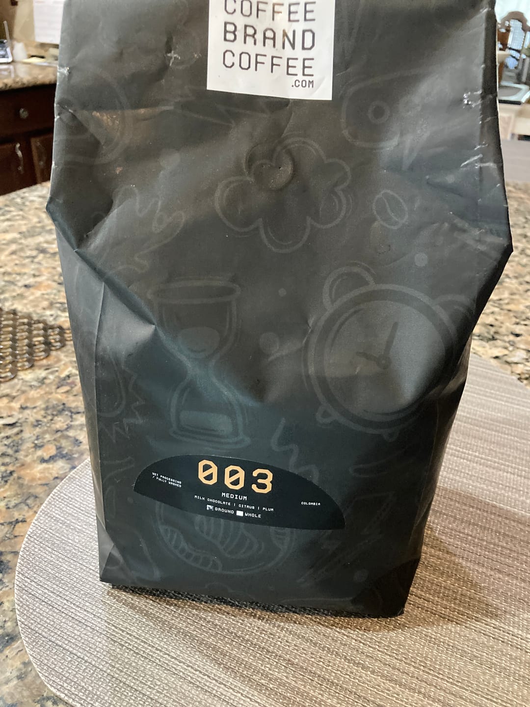 Customer photo review of Medium Roast Coffee