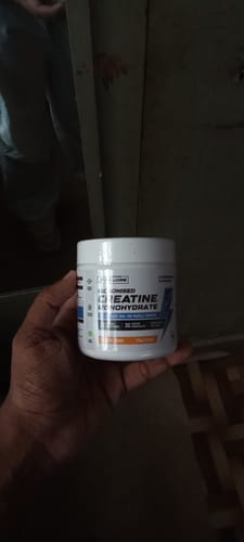 Customer photo review of Wellcore - Pure Micronised Creatine Monohydrate (122g, 33 Servings) Tropical Tango