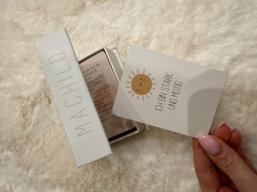 Customer photo review of Affirmationskarten