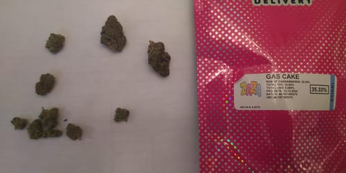 Customer photo review of Gas Cake  - 14 Grams Littles - Indica