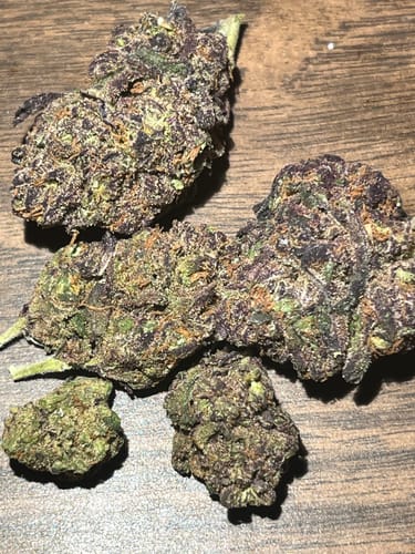 Customer photo review of Purple Push Pop -THCa Flower