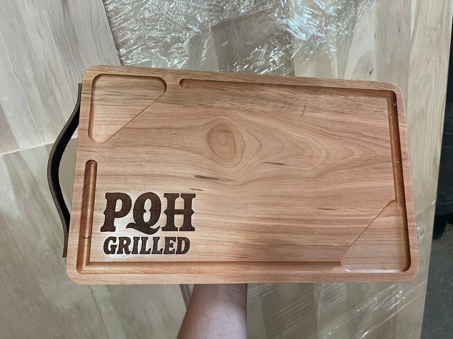 Customer photo review of Tabla Asado Personalizada