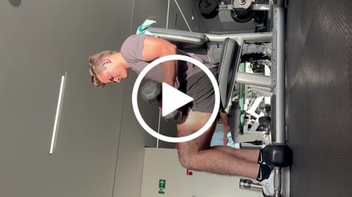 Customer video review of Training Sport Tee - Black