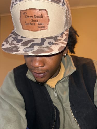 Customer photo review of Custom Leather Patch Hats SA7AGE