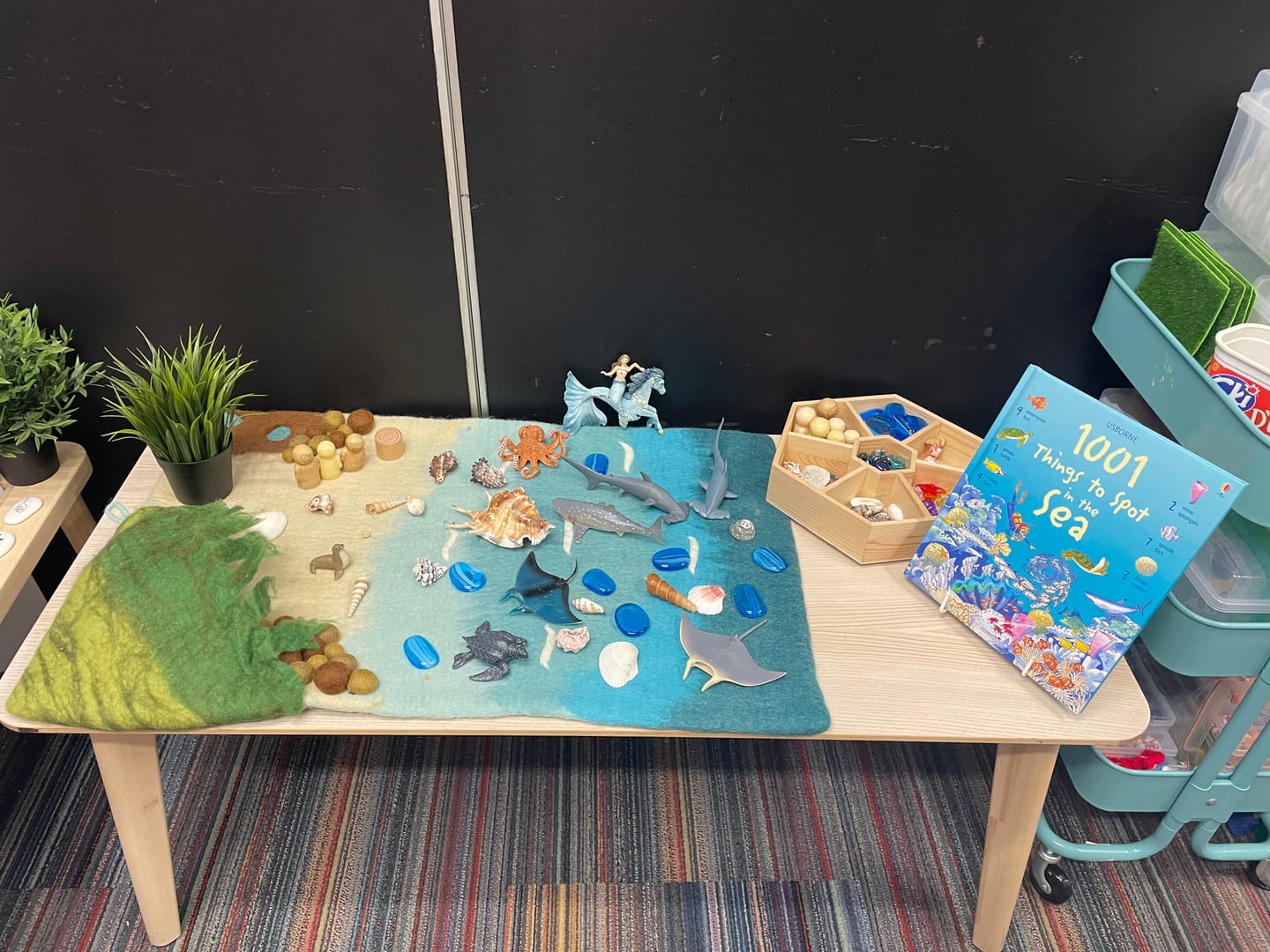 Customer photo review of Large Sea and Rockpool Play Mat Playscape