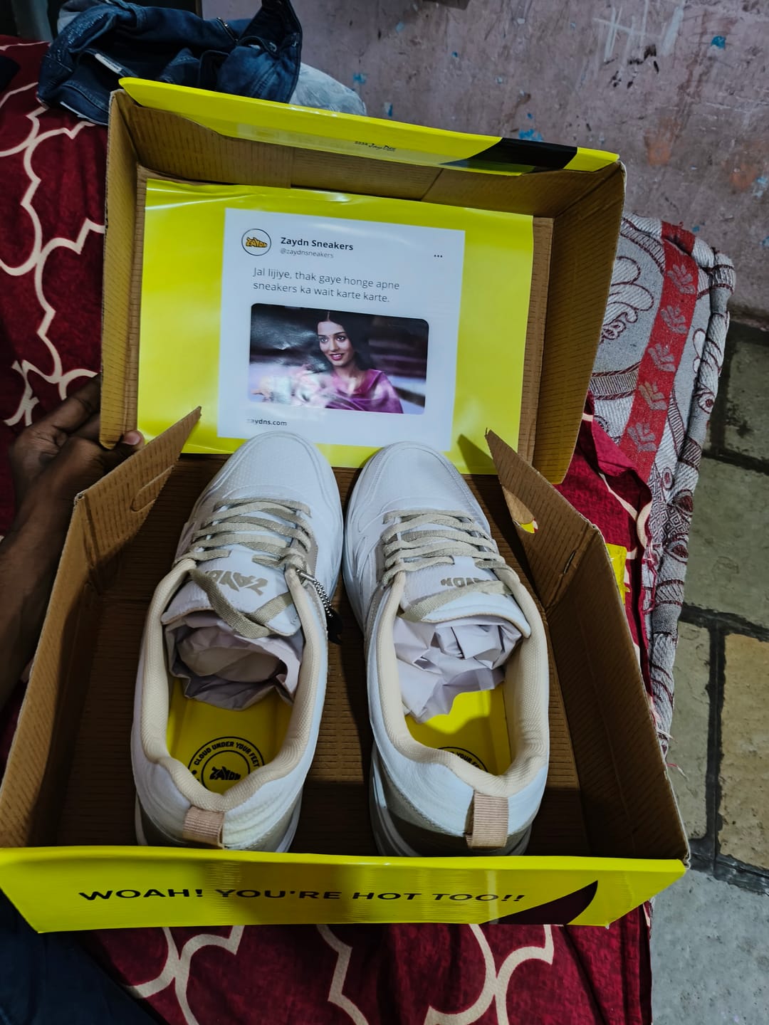 Customer photo review of SPADE Salty Beige