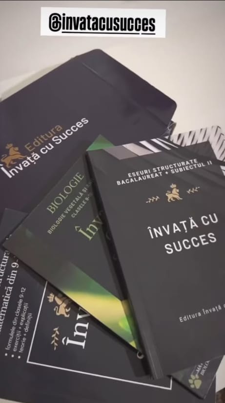 Customer photo review of Învață cu succes - Pachet Bacalaureat | Română + Matematică + Biologie 9-10