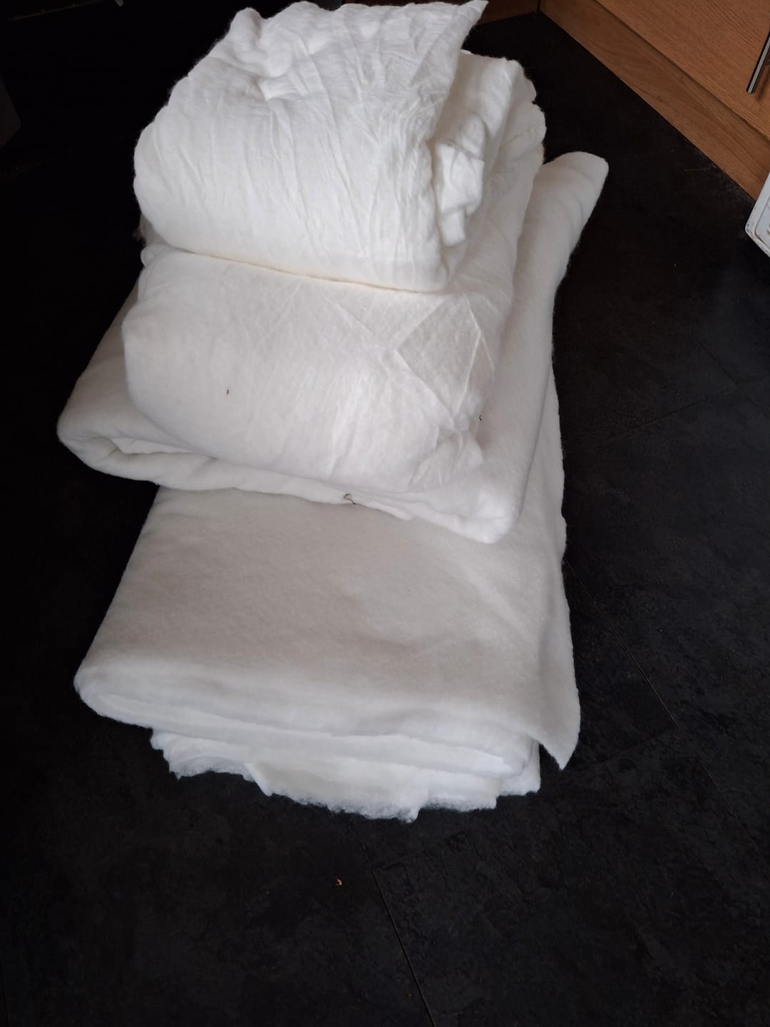 Customer photo review of 15 Metre Wadding Batting Fabric Bundle- 4 Varieties
