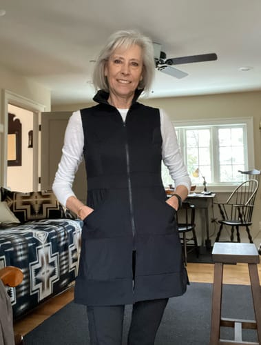 Customer photo review of Carefree Extra Long Vest