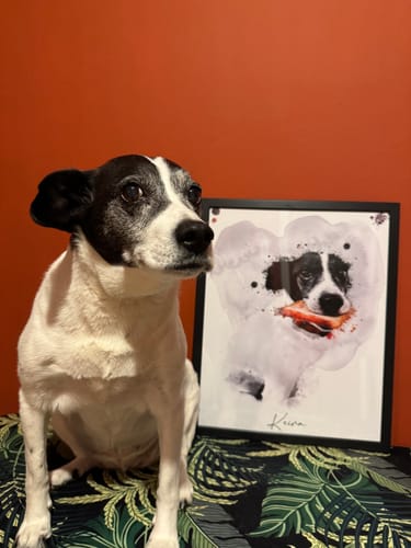 Customer photo review of Πορτραίτο Κατοικίδιου - Νερομπογιά