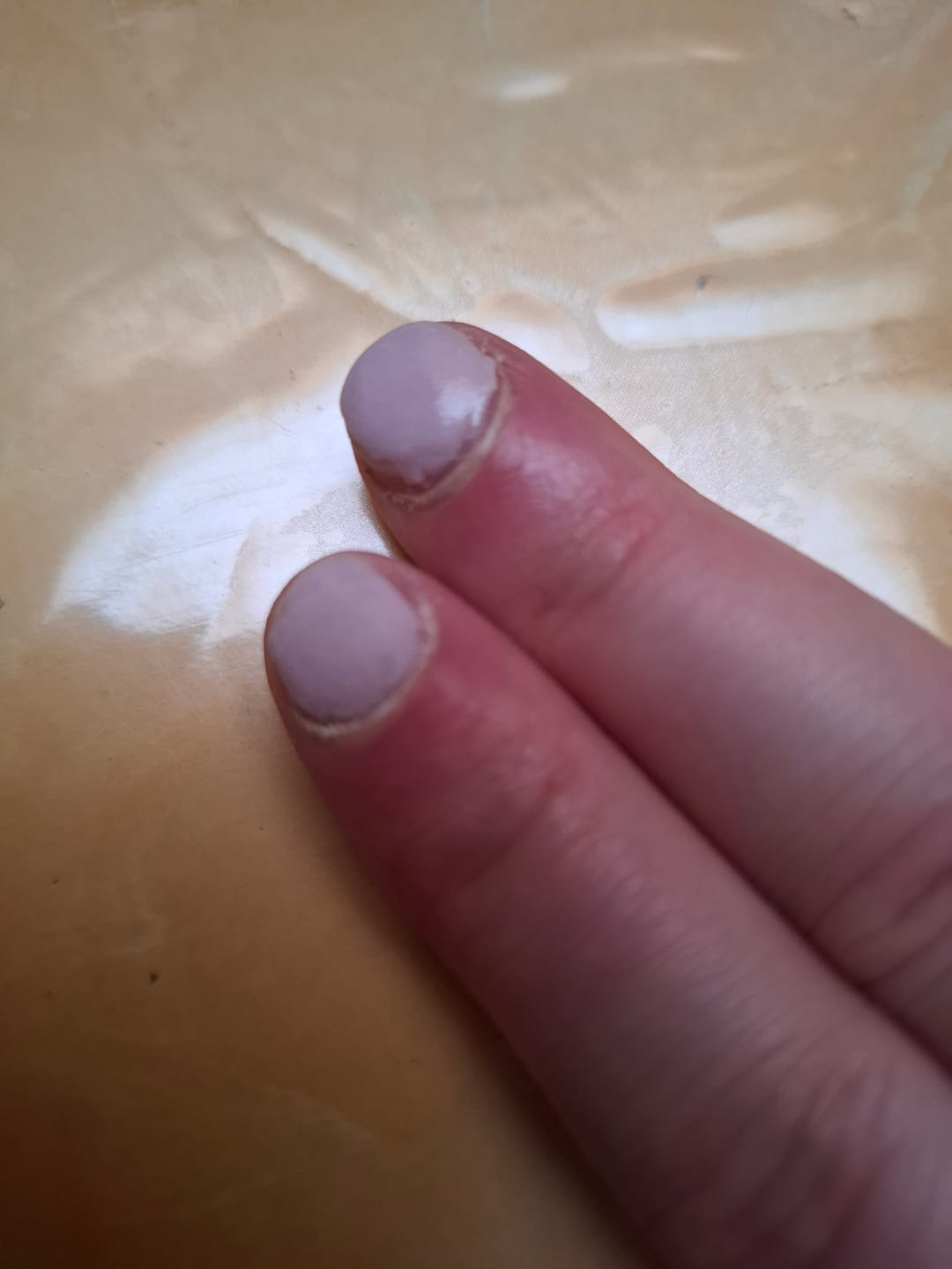 Customer photo review of Nude Beige Dipping Powder