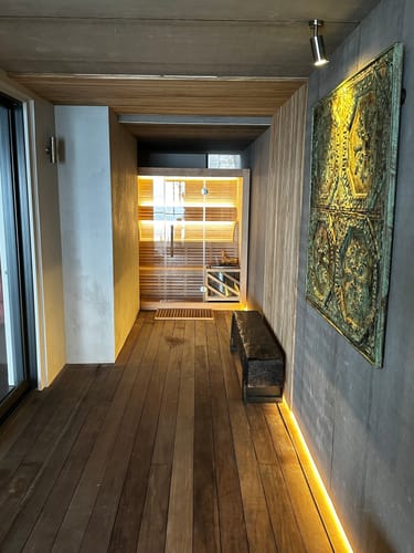 Customer photo review of 4-6 Person Traditional Sauna - 6kw Harvia Heater
